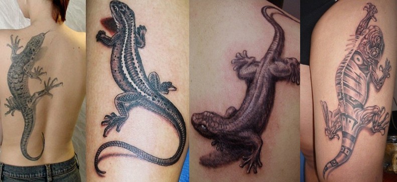 浦东纹身蜥蜴纹身图案蜥蜴纹身寓意